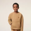 Brun Ami de Coeur-Sweatshirt med rund hals i bomull Brun Ami de Coeur-Sweatshirt med rund hals i bomull