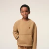 Brun Ami de Coeur-Sweatshirt med rund hals i bomull Brun Ami de Coeur-Sweatshirt med rund hals i bomull
