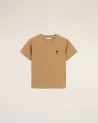 Brun Ami de Coeur T-Shirt i bomull