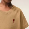 Brun Ami de Coeur T-Shirt i bomull Brun Ami de Coeur T-Shirt i bomull