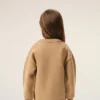 Brun Ami de Coeur-tröja med rund hals i ull Brun Ami de Coeur-tröja med rund hals i ull