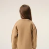 Brun Ami de Coeur-tröja med rund hals i ull Brun Ami de Coeur-tröja med rund hals i ull