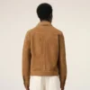 Brun jacka i getskinn med Ami de Coeur-knappar Brun jacka i getskinn med Ami de Coeur-knappar