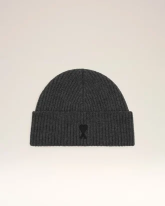 Grå Ami de Coeur Beanie i ull