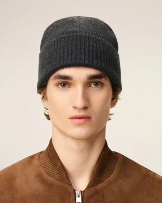 Grå Ami de Coeur Beanie i ull