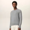 Grå Ami de Coeur Sweater i ull med rund hals Grå Ami de Coeur Sweater i ull med rund hals