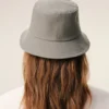 Grå bomulls-Ami de Coeur-hatt Grå bomulls-Ami de Coeur-hatt