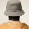 Grå bomulls-Ami de Coeur-hatt Grå bomulls-Ami de Coeur-hatt
