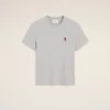 Grå bomulls Ami de Coeur T-Shirt