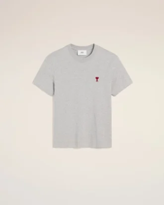 Grå bomulls Ami de Coeur T-Shirt