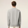 Grå bomullssweatshirt med Ami de Coeur-mönster Grå bomullssweatshirt med Ami de Coeur-mönster