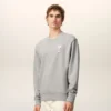 Grå bomullssweatshirt med Ami de Coeur-mönster Grå bomullssweatshirt med Ami de Coeur-mönster