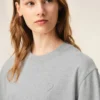 Grå bomullströja med Ami de Coeur-prägling