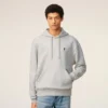 Grå bomullströja med kontrastdetaljer och Ami de Coeur Hoodie Grå bomullströja med kontrastdetaljer och Ami de Coeur Hoodie