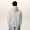 Grå bomullströja med kontrastdetaljer och Ami de Coeur Hoodie Grå bomullströja med kontrastdetaljer och Ami de Coeur Hoodie