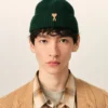 Grön Ami de Coeur Beanie