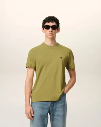 Grön Ami de Coeur T-Shirt i bomull
