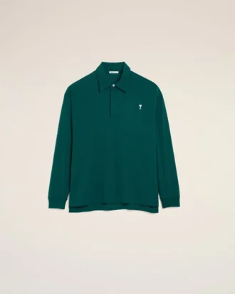 Grön bomullspolo Ami de Coeur Polo