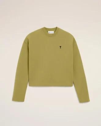 Grön bomullssweatshirt från Ami de Coeur