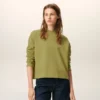 Grön bomullssweatshirt från Ami de Coeur Grön bomullssweatshirt från Ami de Coeur