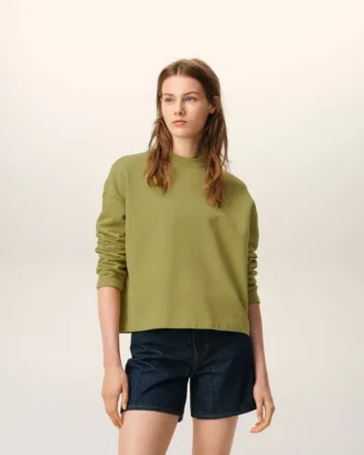 Grön bomullssweatshirt från Ami de Coeur