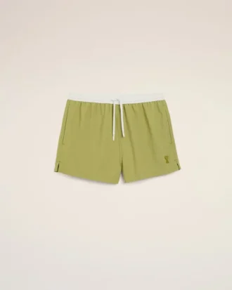 Grön nylonbadbyxa Grön nylonbadbyxa
