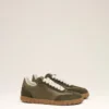 Gröna sneakers i koskinn