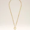 Hammarslaget Ami de Coeur-halsband i guldmässing Hammarslaget Ami de Coeur-halsband i guldmässing