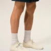 Mjuka sneakers i vitt ko-läder Mjuka sneakers i vitt ko-läder