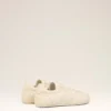 Mjuka sneakers i vitt ko-läder Mjuka sneakers i vitt ko-läder