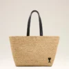 Naturfärgad Ami de Coeur-väska i raffia Naturfärgad Ami de Coeur-väska i raffia