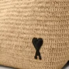 Naturfärgad Ami de Coeur-väska i raffia Naturfärgad Ami de Coeur-väska i raffia