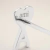 Silver- och mässingsörhängen Ami de Coeur med hamrad yta Silver- och mässingsörhängen Ami de Coeur med hamrad yta