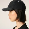 Svart Ami de Coeur Cap i bomull med filtplatta Svart Ami de Coeur Cap i bomull med filtplatta