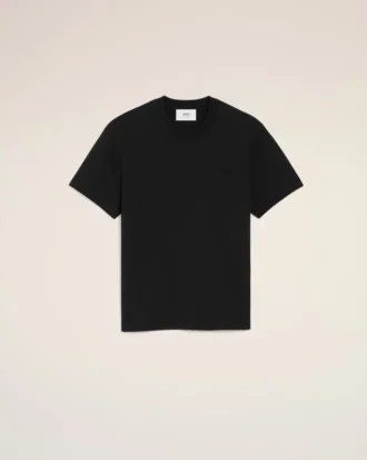 Svart Ami de Coeur T-Shirt i ekologisk bomull
