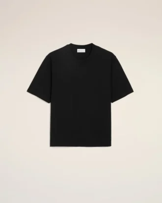 Svart bomulls Ami de Coeur T-Shirt