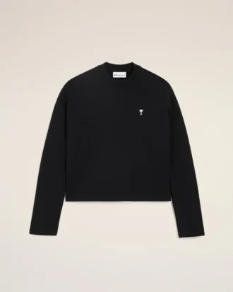 Svart bomullssweatshirt Ami de Coeur