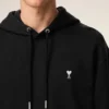 Svart bomullströja med huva från Ami de Coeur Hoodie Svart bomullströja med huva från Ami de Coeur Hoodie