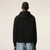 Svart bomullströja med Red Ami de Coeur Hoodie