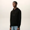 Svart bomullströja med Red Ami de Coeur Hoodie