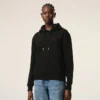 Svart bomullströja med Red Ami de Coeur Hoodie