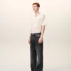 Svarta bomullsjeans i stor storlek Svarta bomullsjeans i stor storlek
