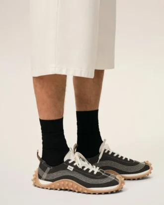Svarta Mirage-sneakers i mesh