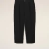 Svarta oversized-byxor i bomull Svarta oversized-byxor i bomull