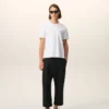 Svarta oversized-byxor i bomull Svarta oversized-byxor i bomull