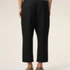 Svarta oversized-byxor i bomull Svarta oversized-byxor i bomull