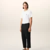 Svarta oversized-byxor i bomull Svarta oversized-byxor i bomull