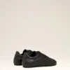 Svarta sneakers i mjukt ko-läder Svarta sneakers i mjukt ko-läder