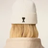 Vit Ami de Coeur Beanie i ull