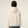 Vit Ami de Coeur Hoodie i bomull Vit Ami de Coeur Hoodie i bomull